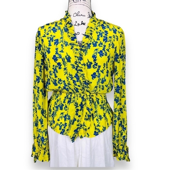 PREEN LINE Viscose Taia Wrap Blouse - Picture 1 of 13